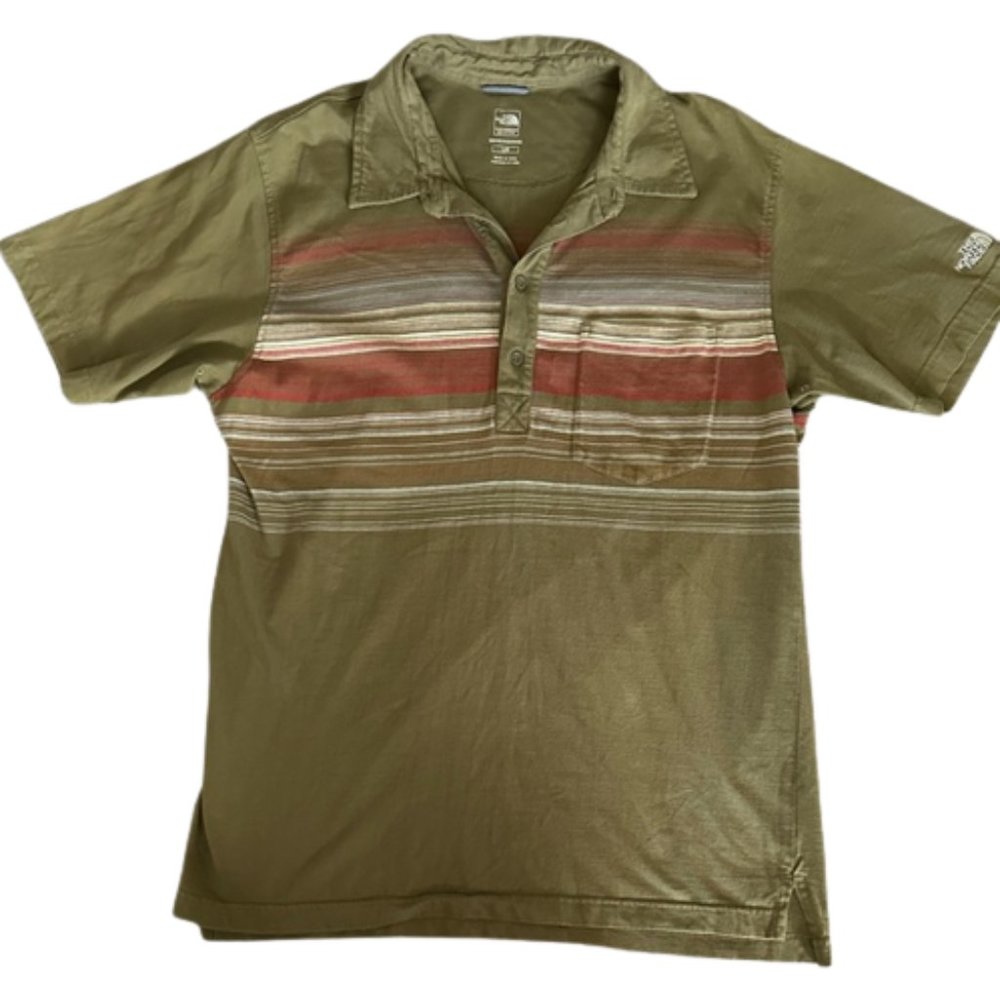 The North Face Men’s Polo Short Sleeve Size Large Olive Green